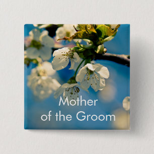 Cherry Blossom • Wedding Button