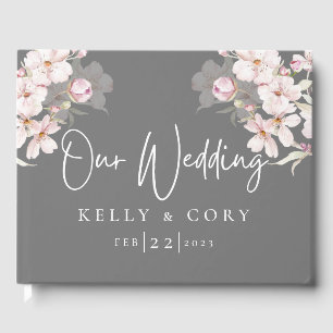 Cherry Blossom Wedding Guest Book