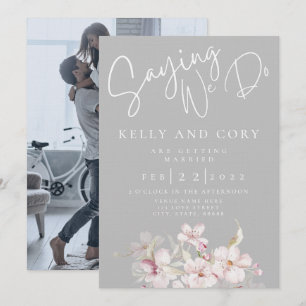 Cherry Blossom Wedding Invitation