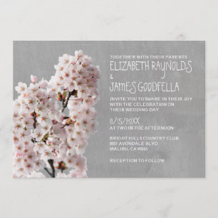 Cherry Blossom Wedding Invitations
