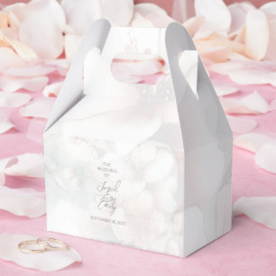 Cherry Blossom Wedding Personalised Favour Box