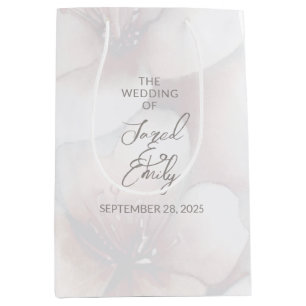 Cherry Blossom Wedding Personalised Gift Bag