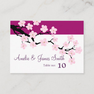 Cherry Blossom   Wedding Place Cards