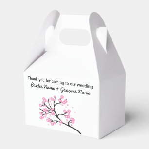 Cherry Blossom Wedding Souvenirs Gifts Giveaways Favour Box