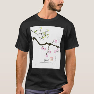 Cherry Blossoms And Birds Tony Fernandes T-Shirt