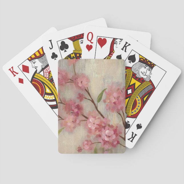 Cherry Blossoms and Branch Playing Cards (Back)