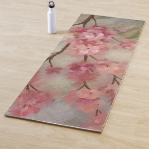 Cherry Blossoms and Branch Yoga Mat