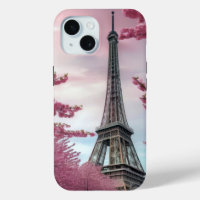 Cherry Blossoms and Eiffel Towel