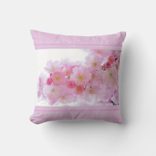 Cherry Blossoms and Paisley Cushion