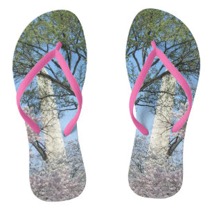 Cherry Blossoms and the Washington Monument in DC Thongs