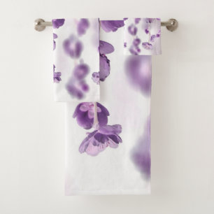 Cherry blossoms bath towel set