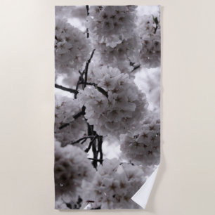 Cherry Blossoms Beach Towel