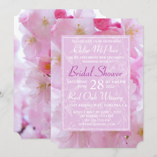 Cherry Blossoms Bridal Shower Invitation
