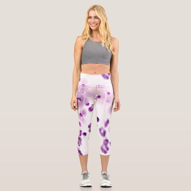 Cherry blossoms capri leggings (Front)
