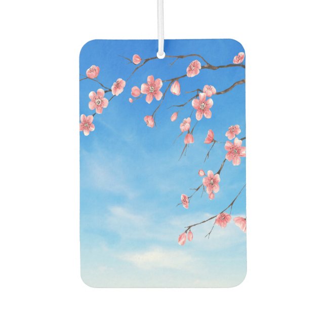 Cherry Blossoms Car Air Freshener (Front)