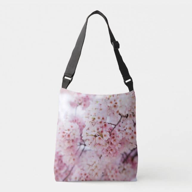 Cherry Blossoms Crossbody Bag (Front)