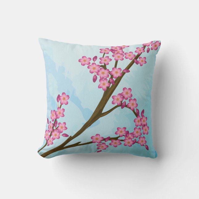 Cherry Blossoms Cushion (Front)