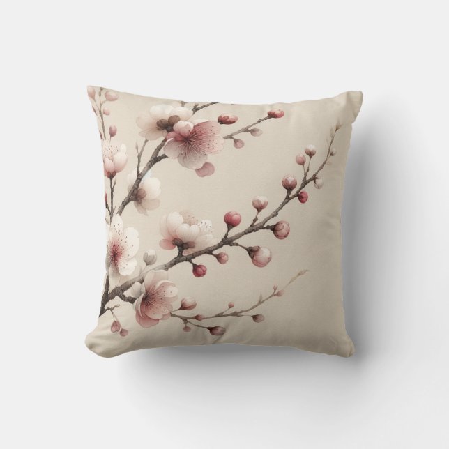 Cherry Blossoms Cushion (Front)