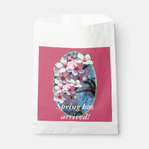 Cherry blossoms favour bag