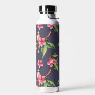 Cherry Blossoms Floral  Water Bottle