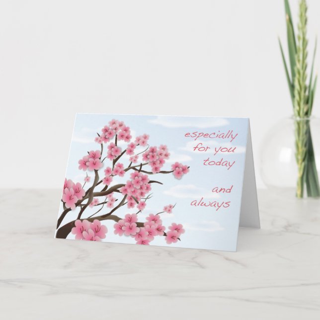 Cherry Blossoms - Greeting Card (Front)