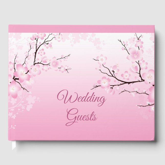 Cherry Blossoms Guest Book (Front)