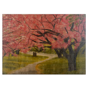 Cherry Blossoms in Spring, by Gary Poling  Cutting Board