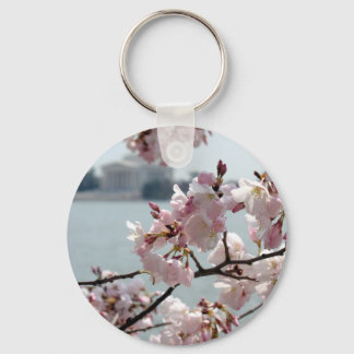 Cherry Blossoms in Washington DC Key Ring