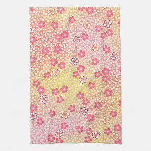 Cherry Blossoms, Japanese Design Tea Towel