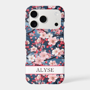 Cherry Blossoms Japanese Sakura Monogrammed
