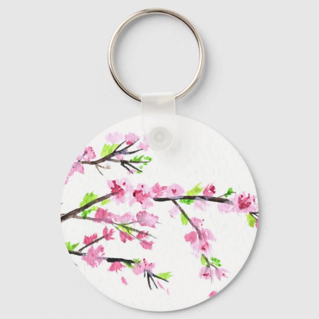 Cherry blossoms key ring (Front)