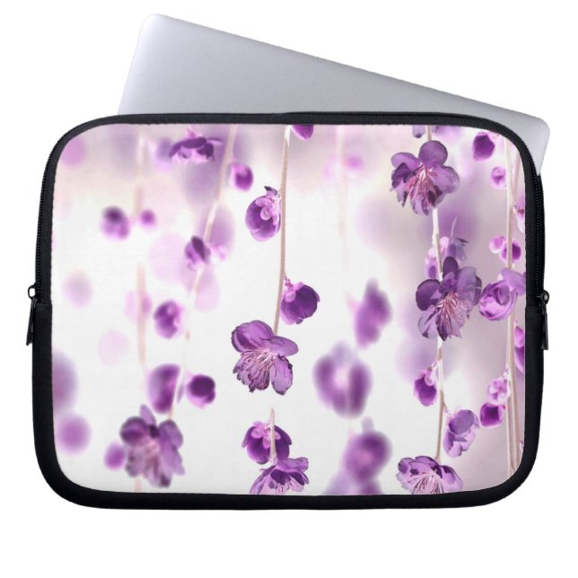 Cherry blossoms laptop sleeve (Front)