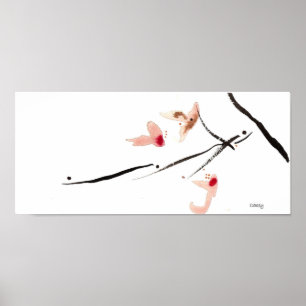 Cherry Blossoms Longing Art Print