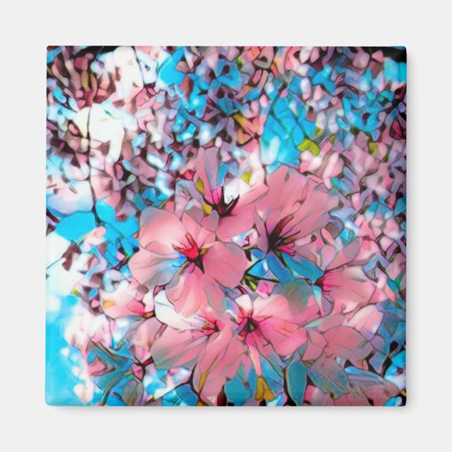 Cherry blossoms magnet (Front)