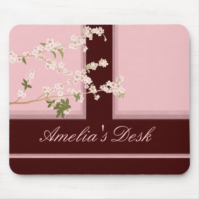 Cherry Blossoms Mousepad (Front)