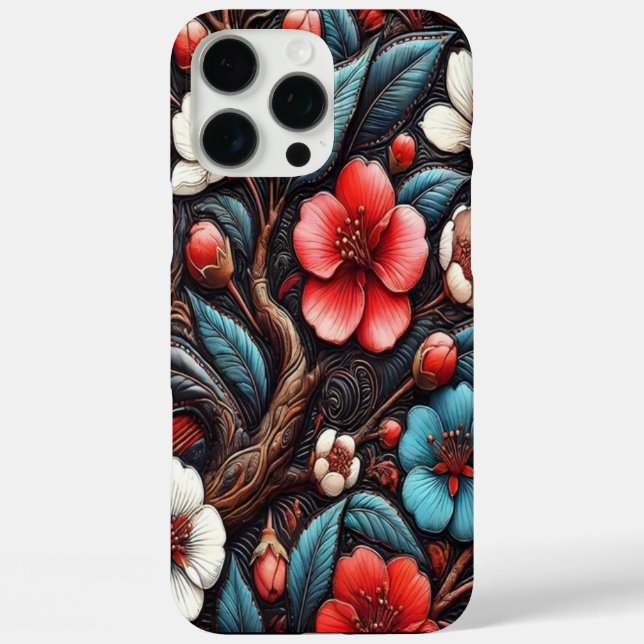 Cherry Blossoms Nature Artwork Case-Mate iPhone Case (Back)