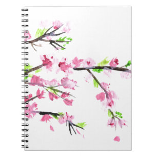 Cherry blossoms notebook
