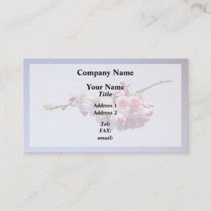 Cherry Blossoms on a Branch Business Card