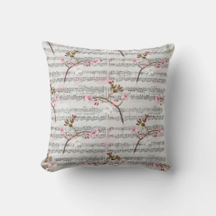 Cherry Blossoms on Music Cushion