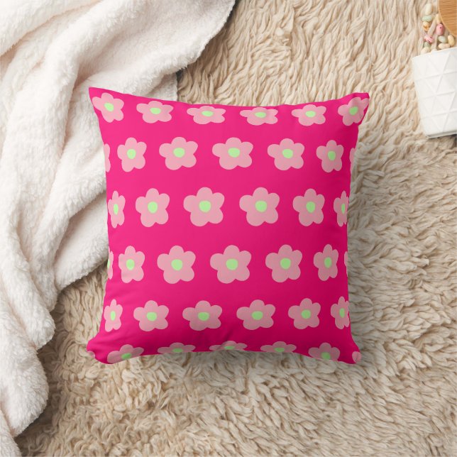 Cherry Blossoms on Pink Cushion (Blanket)