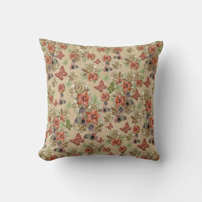 Cherry Blossoms Pillow (Front)
