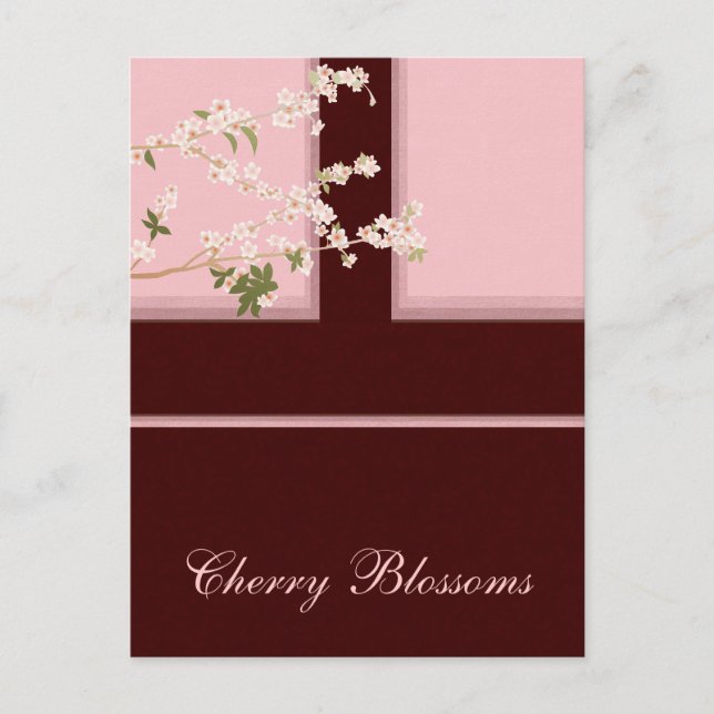 Cherry Blossoms Postcard (Front)
