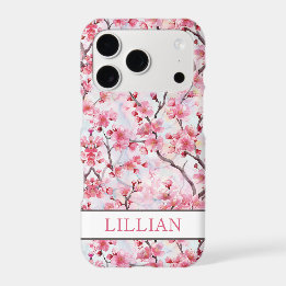 Cherry Blossoms Sakura Monogrammed