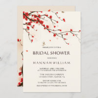 Cherry Blossoms | Sakura Watercolor Bridal Shower