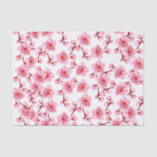 cherry blossoms Serenity  Tissue Paper
