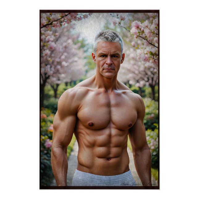 Cherry Blossoms Silver Fox Poster (Front)