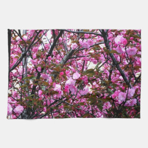 Cherry Blossoms Tea Towel