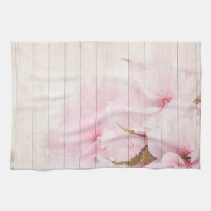 Cherry Blossoms Tea Towel
