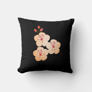 Cherry Blossoms Throw Pillow