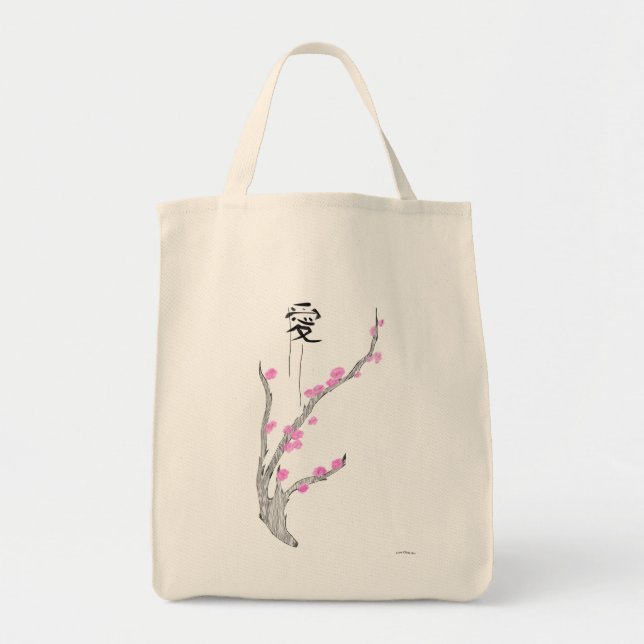 Cherry Blossoms Tote Bag (Front)